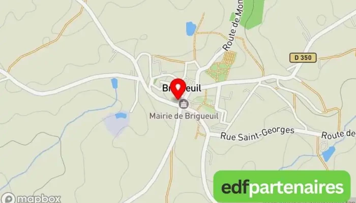 Le 404 -  Carte - Brigueuil