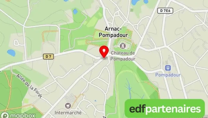 carte de le 7 pompadour Restaurant, Chambre d'hôtes à Saint-Sornin-Lavolps