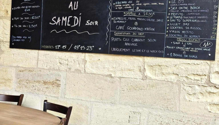 Le 89 -  Menu - Abzac