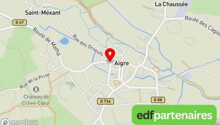 carte de Le Bon Marché des Saveurs Épicerie fine à Aigre