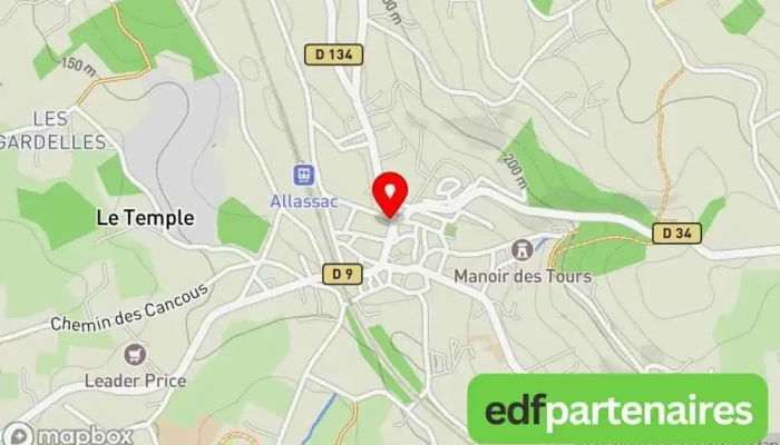 carte de Le César Restauration rapide à Allassac