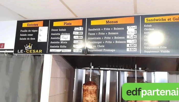 Le Cesar Menu - Allassac