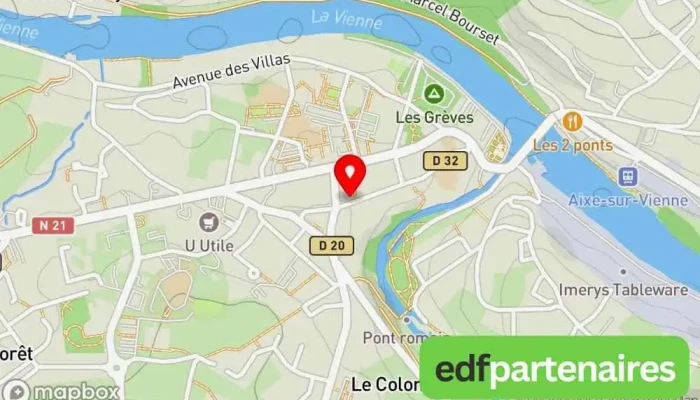 carte de Le Clou Doré Tapissier décorateur à Aixe-sur-Vienne