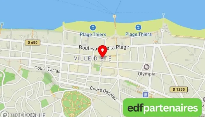 carte de Le Cours des Halles Marché alimentaire, Épicerie, Marché aux poissons et fruits de mer à Arcachon