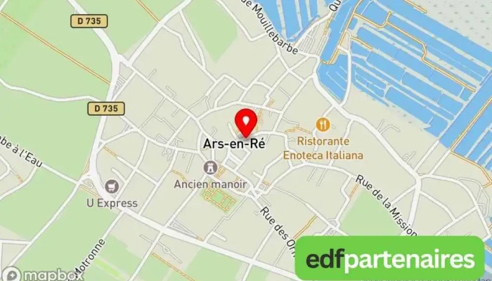 carte de Le Fournil d'Ars-en-Ré Boulangerie à Ars-en-Ré