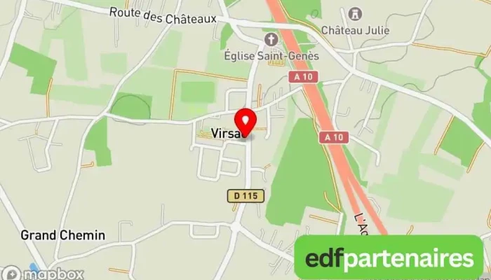 Le Fournil De Virsac -  Carte - Virsac