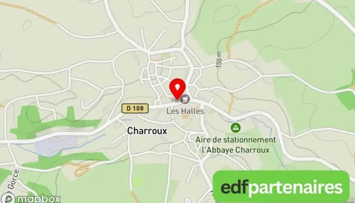 Le Fournil Des Halles Charroux -  Carte - Charroux