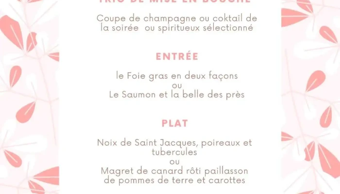 Le Gaston -  Menu - Chauvigny