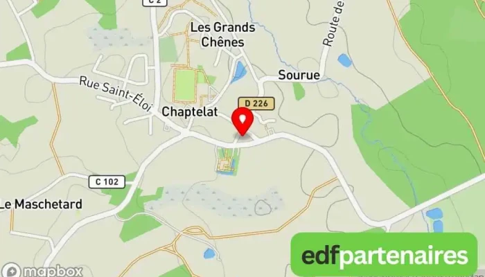 Le Limousain Carte - Chaptelat