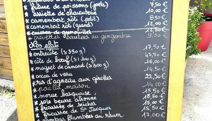 Le Makhila -  Menu - Arès