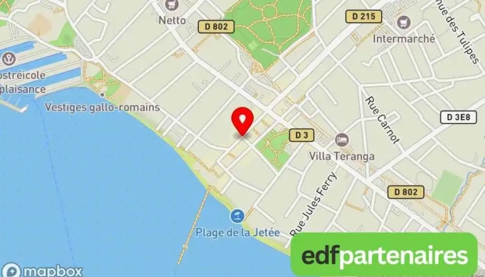 carte de Le Piège de Cristal Boutique de cadeaux à Andernos-les-Bains