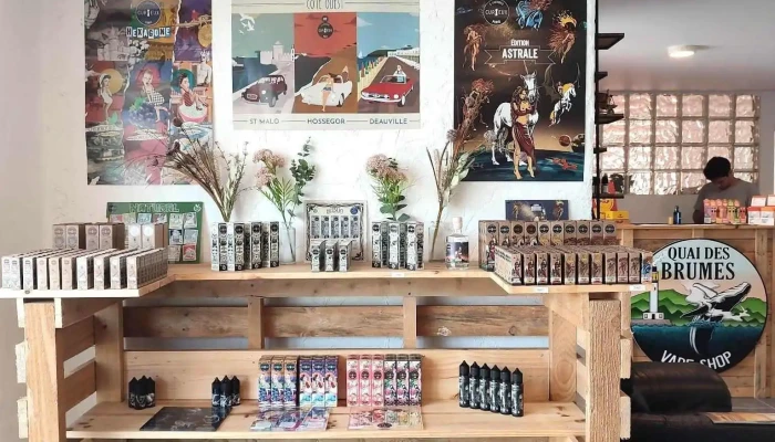 Le Quai Des Brumes Bidart Vape Cbd Shop Cigarette Electronique Interieur - Bidart
