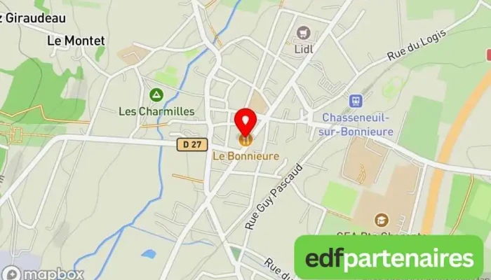 Le Quartierg Carte - Chasseneuil-sur-bonnieure
