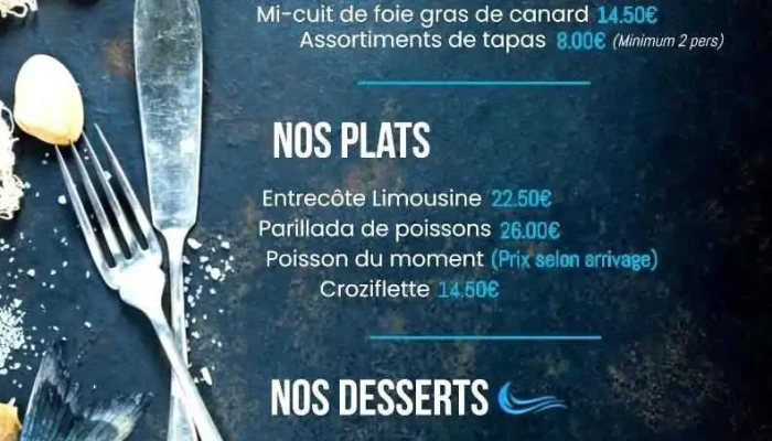 Le Rosalthan -  Menu - Aixe-sur-vienne