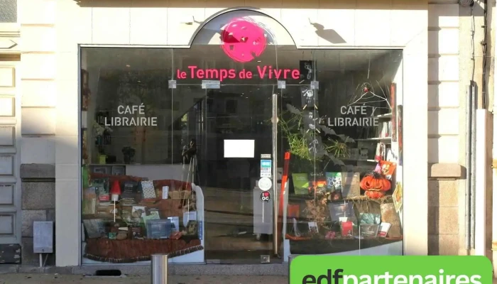 Le Temps de Vivre, Café-librairie - Aixe-Sur-Vienne