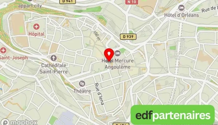 carte de L'élégant Angoulême Magasin de vêtements pour hommes à Angoulême