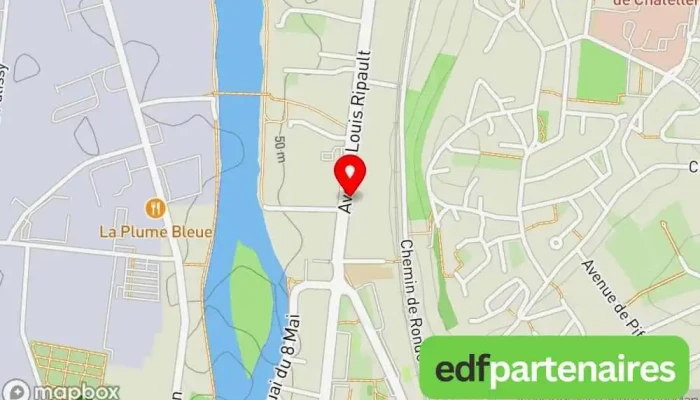 carte de Les Cafés Des Thés Torréfacteur à Châtellerault