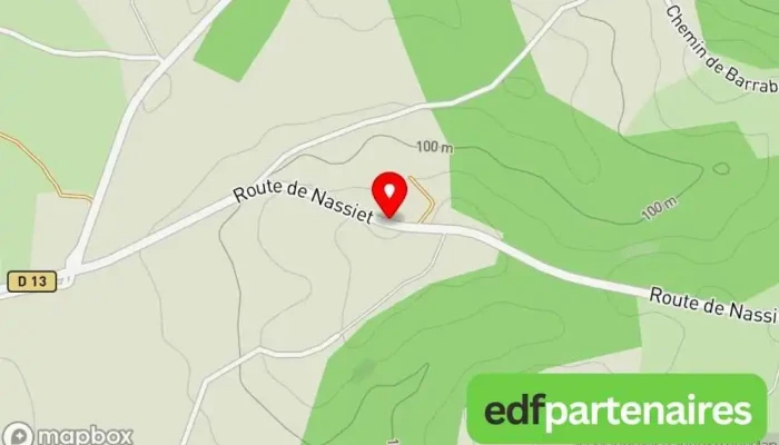 carte de Les destriers du domaine d amou Écurie à Amou