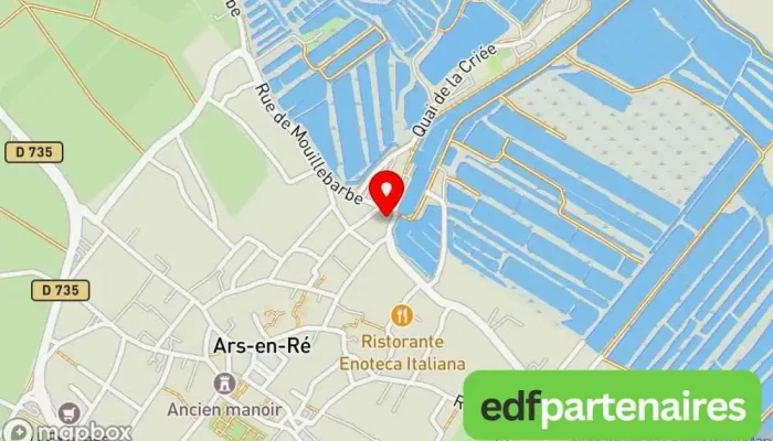 carte de LES GIVRES Marchand de glaces, Restaurant à Ars-en-Ré