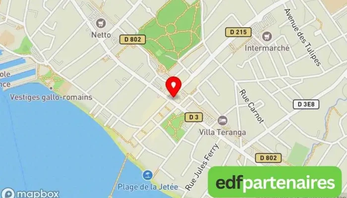 carte de Les Secrets de Zoé Magasin de vêtements à Andernos-les-Bains