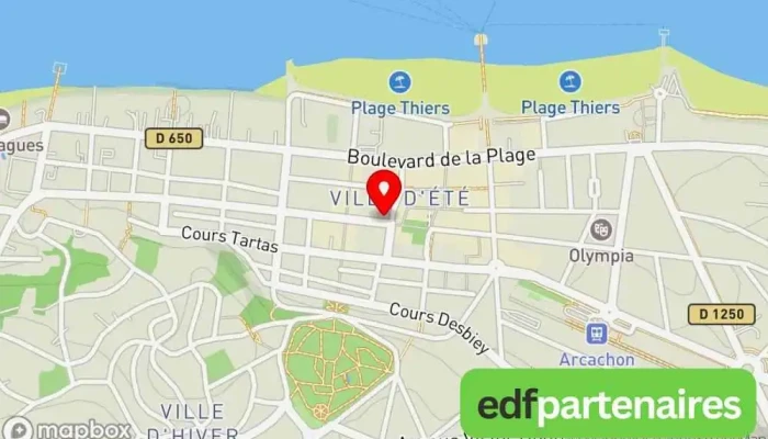 carte de LISA Magasin de vêtements pour femmes à Arcachon