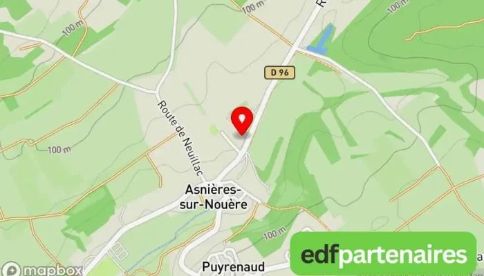 Mairie Dasnieres Sur Nouere Carte - Asnières-sur-nouère