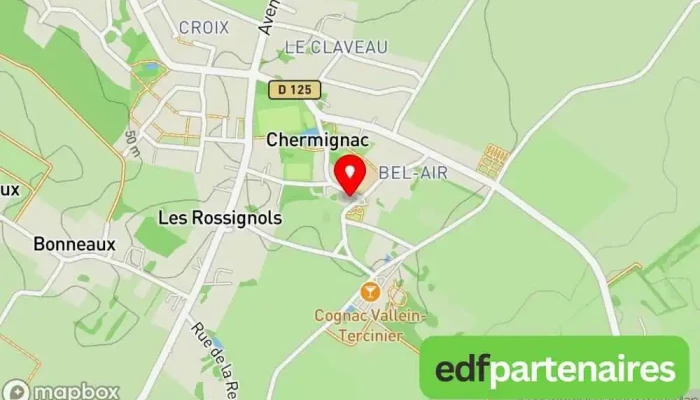 Mairie De Chermignac -  Carte - Chermignac