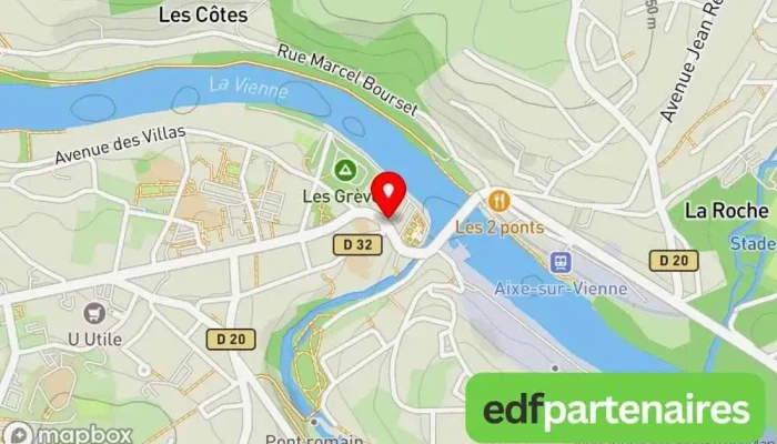 carte de Maison de la Porcelaine Boutique de porcelaine, Service d'e-commerce à Aixe-sur-Vienne