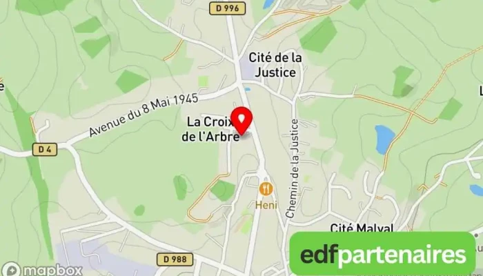 Maison Du Departement   Unite Territoriale Daction Sociale Carte - Auzances