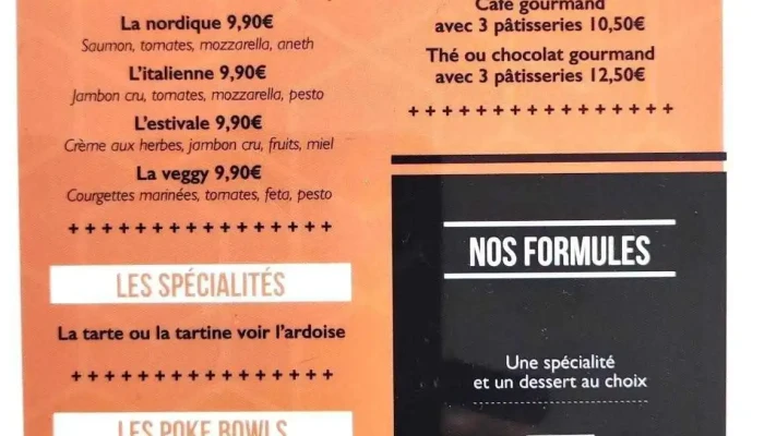 Maison Tartine Arcachon Menu - Arcachon