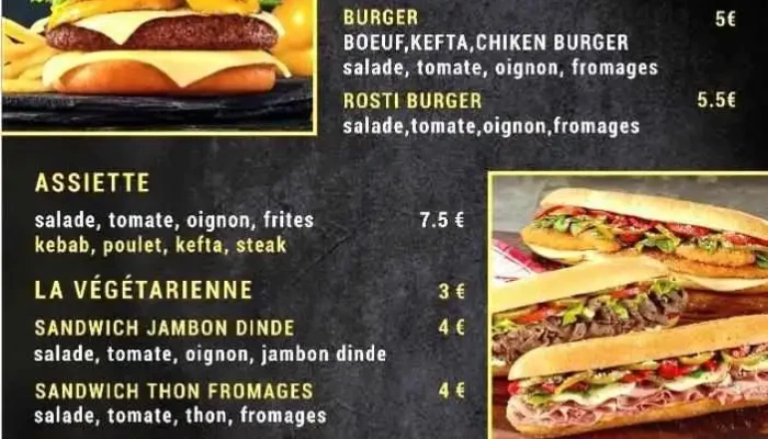 Manger Varie -  Menu - Aiguillon