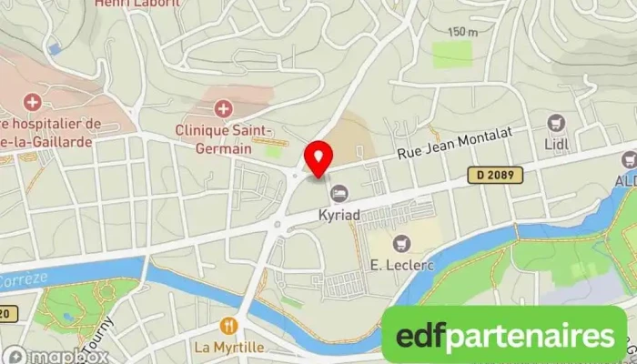 Manucentre Brive -  Carte - Brive-la-gaillarde