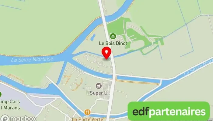 carte de Marais Fleuri Grand magasin, Magasin discount à Marans