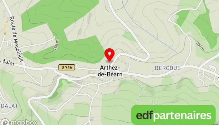 carte de Marché Arthez-de-Béarn Marché à Arthez-de-Béarn
