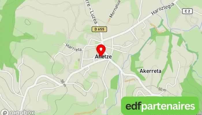 carte de Marché d’Ahetze Marché aux puces à Ahetze