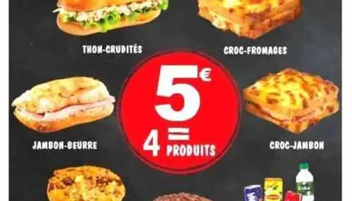 Marie Blachere Boulangerie Sandwicherie Tarterie Menu - Sainte-eulalie