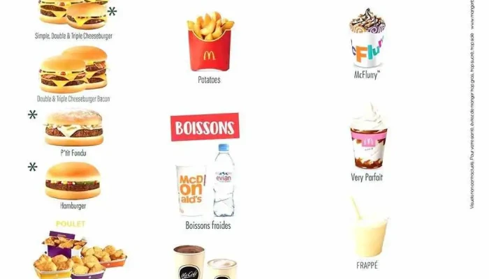 Mcdonalds Menu - Aixe-sur-vienne