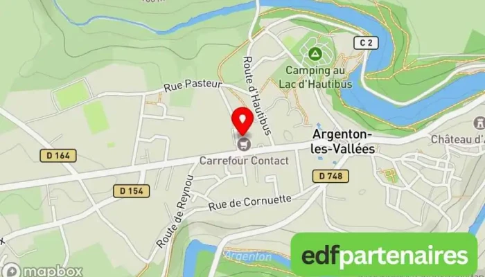 carte de Meldis Supermarché à Argentonnay