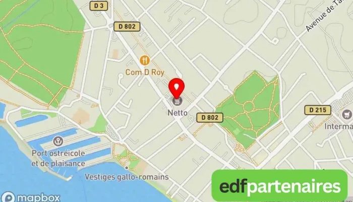 carte de Netto Supermarché discount, Distributeur de produits de beauté, Agence de location de voitures, Magasin discount, Distributeur d'appareils électroniques, Magasin d'alimentation animale, Magasin de produits surgelés, Magasin bio, Supermarché à Andernos-les-Bains