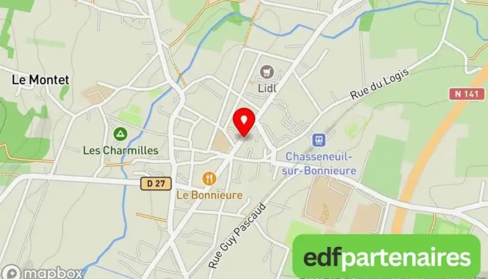 Nougatine -  Carte - Chasseneuil-sur-bonnieure