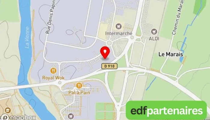 carte de NOZ Magasin, Bazar à Châtellerault