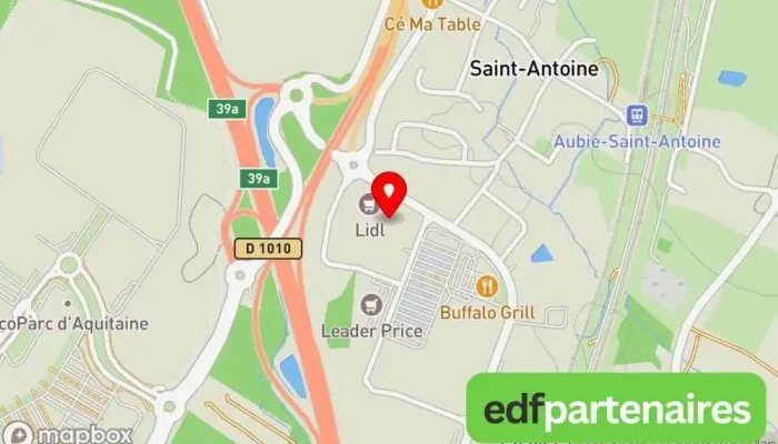Noz -  Carte - Saint-andré-de-cubzac