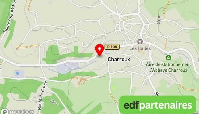 Ochat Roux Carte - Charroux