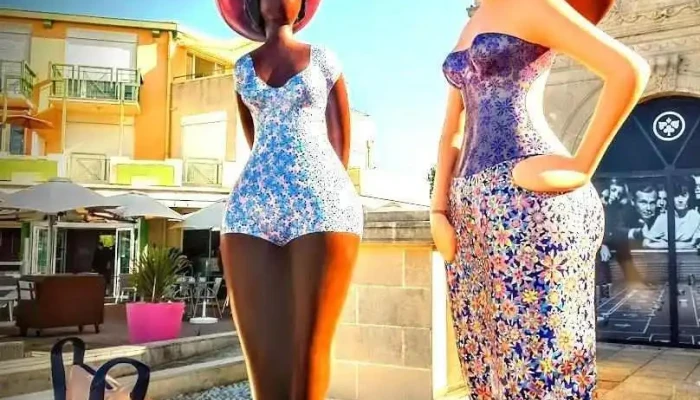 Oeuvre artistique " Les Dames de Châtelaillon-Plage " ( Les Dames niortaises en vacances ;) - Châtelaillon-Plage