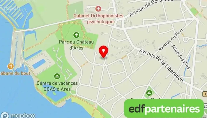 Office De Tourisme Dares   Categorie 1 Carte - Arès