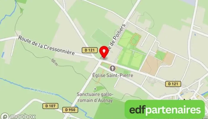 Office De Tourisme Des Vals De Saintonge -    Bureau Dinformation Daulnay De Saintonge Carte - Aulnay