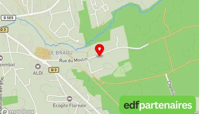 Oha Cases -    Gites Sur Le Bassin Darcachon Carte - Audenge