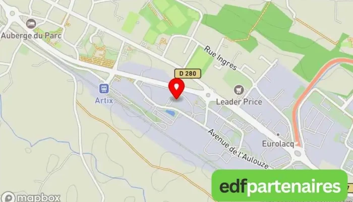 carte de OLANO Condipack Fournisseurs à Artix