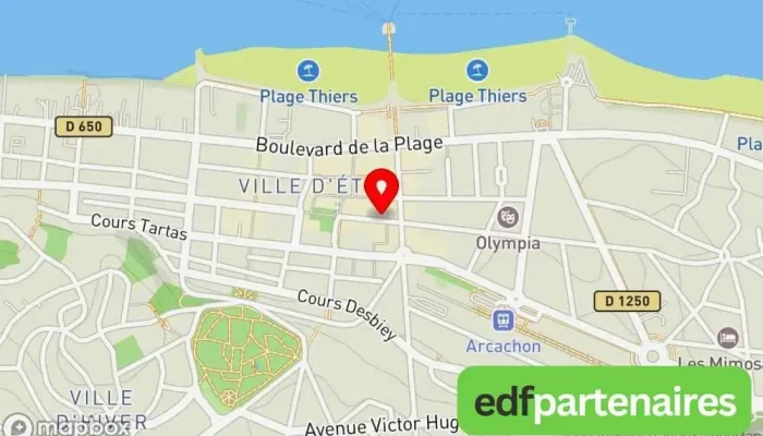 carte de One Step Magasin de vêtements à Arcachon