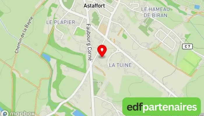 Parylies -  Carte - Astaffort